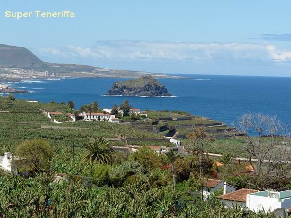 Teneriffa Nord Finca Don Quijote - Ferienhaus Arriba - Ausblick auf das Meer