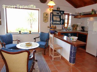 Ferienhaus im Norden von Teneriffa - Finca Don Quijote - Sitzgruppe im Wohnbereich