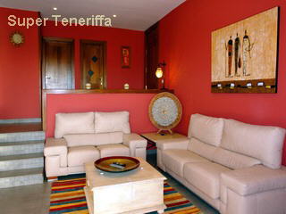 Teneriffa Luxusvilla Anais Roja Teneriffa Sued. Das Wohnzimmer